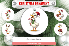 Christmas Goose Ornament Product Image 1