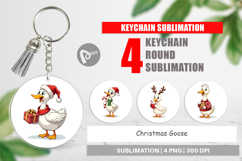 Christmas Goose Keychain Product Image 1