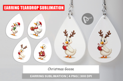 Christmas Goose Earring Product Image 1