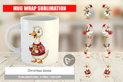 Christmas Goose Mug Wrap Product Image 1