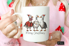 Merry Christmas Funny Goose PNG Product Image 2