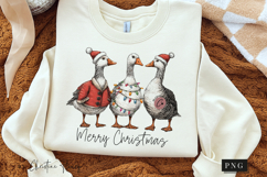 Merry Christmas Funny Goose PNG Product Image 3