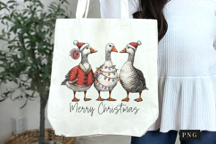 Merry Christmas Funny Goose PNG Product Image 6
