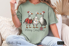 Merry Christmas Funny Goose PNG Product Image 8