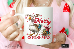 Merry Goosemas Funny Christmas PNG Product Image 2