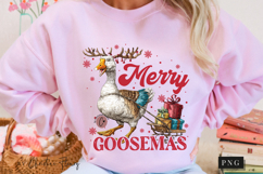 Merry Goosemas Funny Christmas PNG Product Image 9