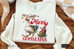 Merry Goosemas Funny Christmas PNG Product Image 3