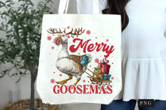 Merry Goosemas Funny Christmas PNG Product Image 6