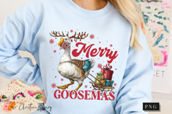Merry Goosemas Funny Christmas PNG Product Image 7