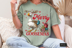 Merry Goosemas Funny Christmas PNG Product Image 8