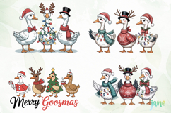 Christmas Goose Png Sublimation Product Image 1