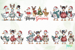 Christmas Goose Png Sublimation Product Image 7
