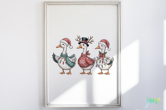 Christmas Goose Png Sublimation Product Image 5