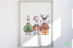 Christmas Goose Png Sublimation Product Image 5