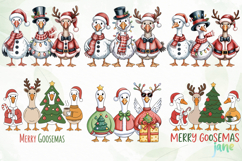 Christmas Goose Png Sublimation Product Image 5