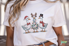 Christmas Goose Png Sublimation Product Image 2