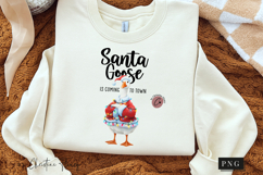 Funny Santa Goose PNG Product Image 3