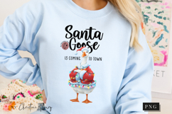 Funny Santa Goose PNG Product Image 7
