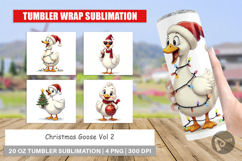 Christmas Goose Tumbler Product Image 1