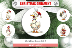 Christmas Goose Ornament Product Image 1