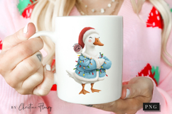 Funny Christmas Goose PNG Product Image 2
