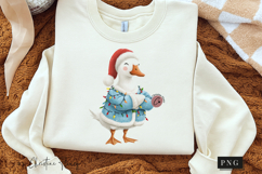 Funny Christmas Goose PNG Product Image 3