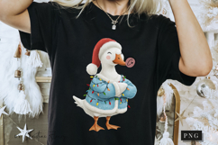 Funny Christmas Goose PNG Product Image 6
