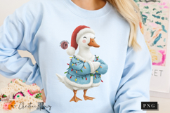 Funny Christmas Goose PNG Product Image 8