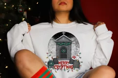 Merry Cryptmas sublimation - Creepy christmas sublimation Product Image 3