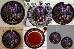 Gothic Wind Spinner, Christmas Wind Spinner, Owl Spinner, d1 Product Image 3