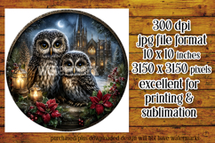 Gothic Wind Spinner, Christmas Wind Spinner, Owl Spinner, 13 Product Image 2