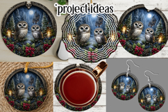 Gothic Wind Spinner, Christmas Wind Spinner, Owl Spinner, 16 Product Image 3