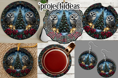 Gothic Wind Spinner, Christmas Wind Spinner, Owl Spinner, 17 Product Image 3