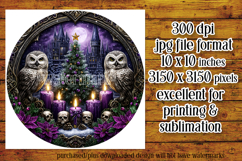 Gothic Wind Spinner, Christmas Wind Spinner, Owl Spinner, 18 Product Image 2