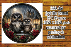 Gothic Wind Spinner, Christmas Wind Spinner, Owl Spinner, d2 Product Image 2
