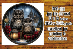 Gothic Wind Spinner, Christmas Wind Spinner, Owl Spinner, 20 Product Image 2