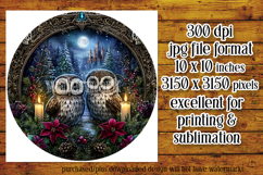 Gothic Wind Spinner, Christmas Wind Spinner, Owl Spinner, d5 Product Image 2
