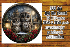 Gothic Wind Spinner, Christmas Wind Spinner, Owl Spinner, d8 Product Image 2