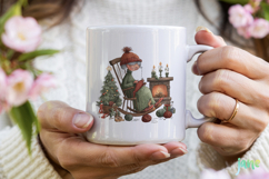 Christmas Grandma Clipart Product Image 3