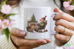 Christmas Grandma Clipart Product Image 3