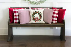 Tis the Season Christmas Wreath PNG Product Image 3