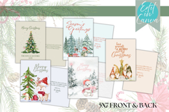 Christmas Card Canva Templates | Set of 5 | Front and Back Product Image 2