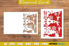 Christmas Greeting Card Cover Paper Cut Product Image 4