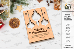 Christmas Greeting Cards Bundle Laser Cut. Christmas SVG Product Image 4