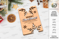 Christmas Greeting Cards Bundle Laser Cut. Christmas SVG Product Image 6