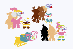 Groovy retro christmas 3D SVG Product Image 3