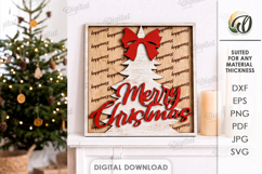 Christmas Grunge Wall Signs Bundle Laser Cut. Wall Decor SVG Product Image 8