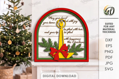 Christmas Grunge Wall Signs Bundle Laser Cut. Wall Decor SVG Product Image 10