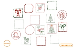Christmas Hand Drawn Doodle Bundle Product Image 1