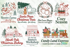Christmas Hand-Drawn Farmhouse SVG PNG Bundle Product Image 6